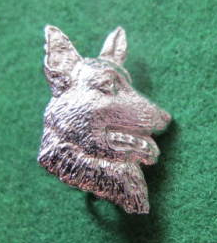 RHODESIA PRISON0 SERVICE, DOG HANDLER TRADE BADGE