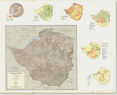 Southern Rhodesia map (CIA, 1970)