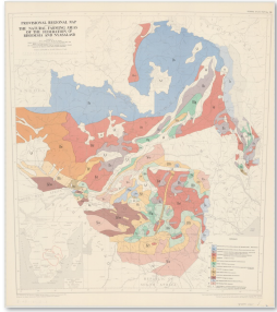  Provisional regional map: The natural farming areas of the Federation of Rhodesia and Nyasaland. 1:2,500,000. 1963. 