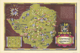 Southern Rhodesia map