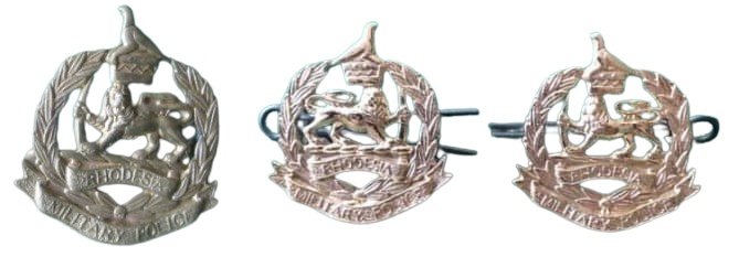 Rhodesian Military Police cap and collar badges