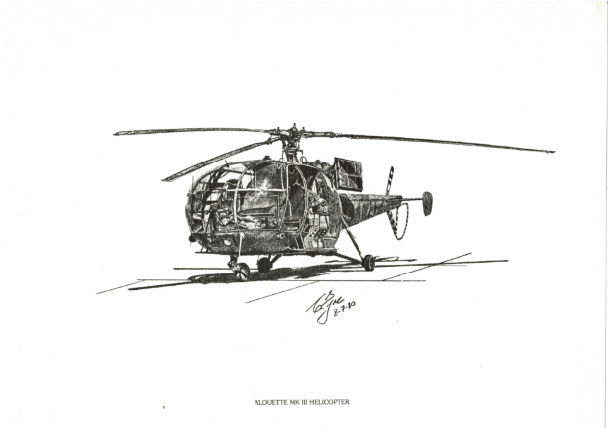 Alouette MK III Helicopter